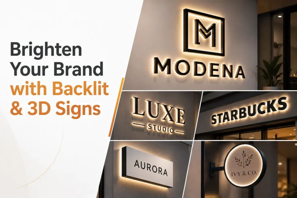 Brighten Your Brand with Custom Backlit Lighted Signs
