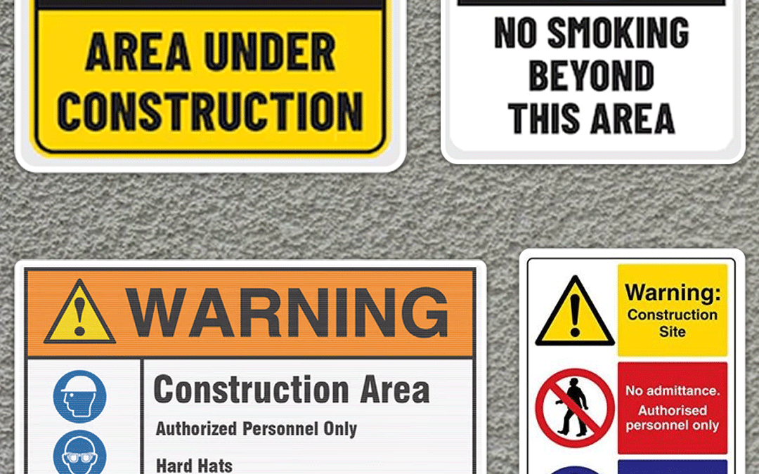 Safety Sign Boards for Construction Sites