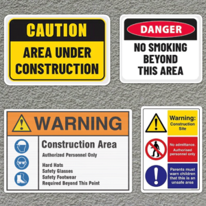 Safety Sign Boards for Construction Sites